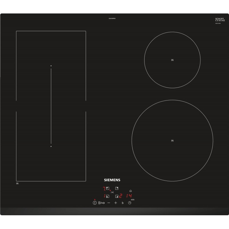 Siemens EE631BPB1E hob Black Built-in Zone induction hob 4 zone(s)