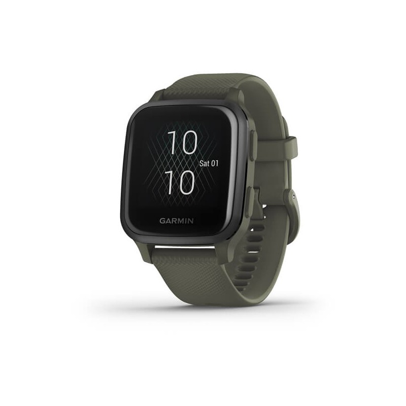 Garmin Venu SQ Music 3.3 cm (1.3") LCD 40 mm Digital 240 x 240 pixels Touchscreen Green Wi-Fi GPS (satellite)