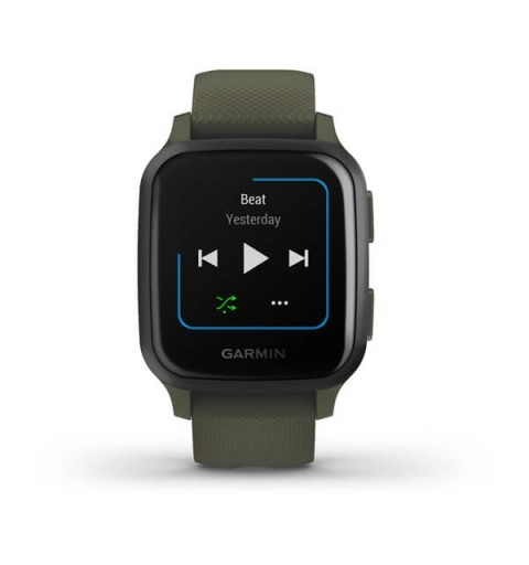 Garmin Venu SQ Music 3,3 cm (1.3") LCD 40 mm Digitale 240 x 240 Pixel Touch screen Verde Wi-Fi GPS (satellitare)