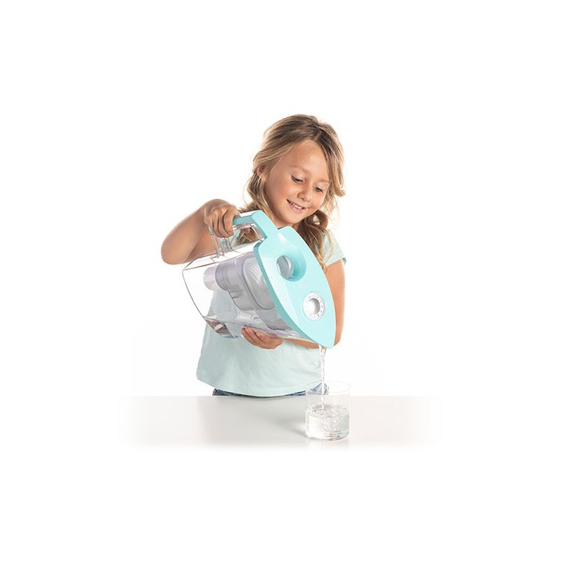 Laica UFSBE02 filtro de agua Filtro potabilizador portátil 3 L Transparente, Turquesa