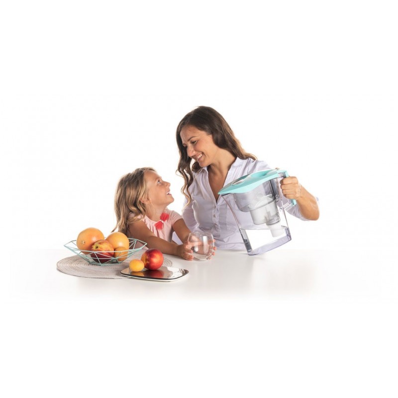 Laica UFSBE02 filtro de agua Filtro potabilizador portátil 3 L Transparente, Turquesa