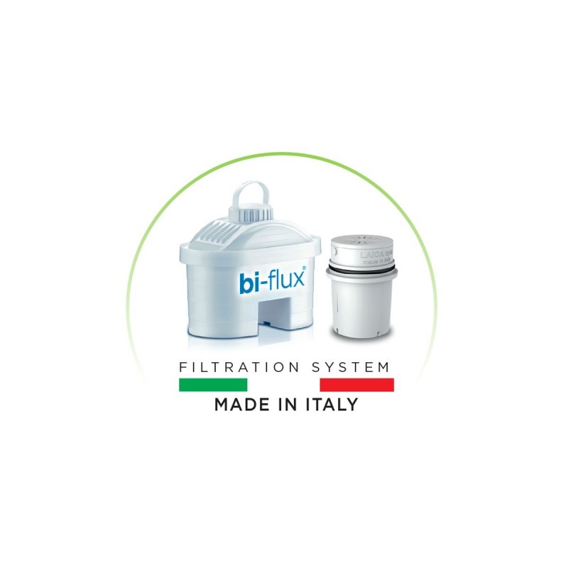Laica UFSBE02 filtro de agua Filtro potabilizador portátil 3 L Transparente, Turquesa