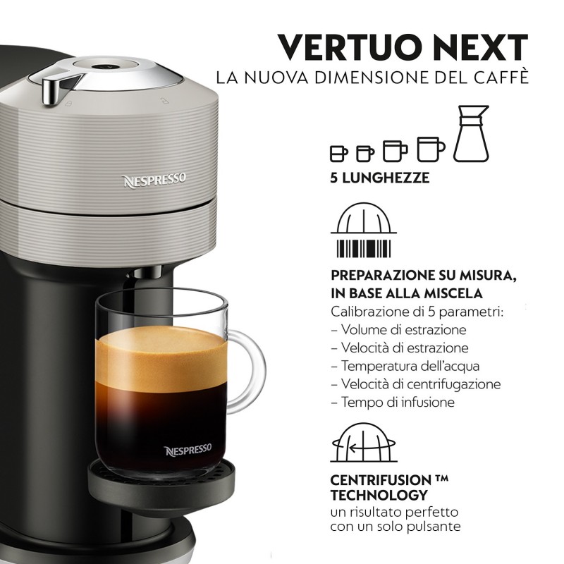 Krups Vertuo Next XN910B Semi-automatique Cafetière à dosette 1,1 L