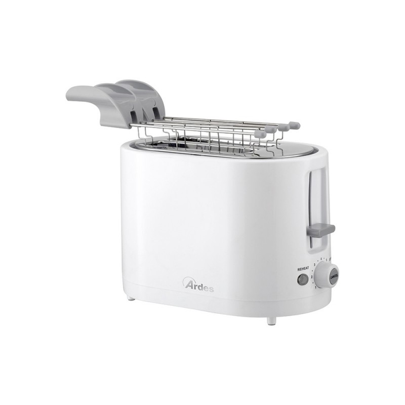 Ardes ARTOAST01 tostadora 7 2 rebanada(s) 750 W Blanco