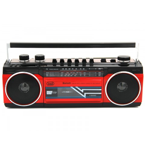 Trevi RR 501 BT Personal Analógica Negro, Rojo