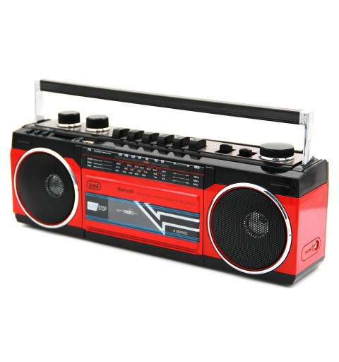 Trevi RR 501 BT Personnel Analogique Noir, Rouge