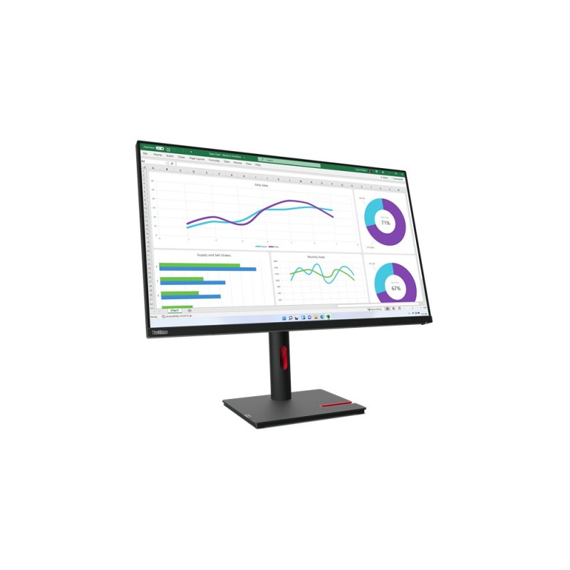 Lenovo ThinkVision T32h-30 LED display 80 cm (31.5") 2560 x 1440 Pixel Quad HD Nero