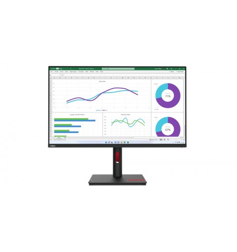 Lenovo ThinkVision T32h-30 LED display 80 cm (31.5") 2560 x 1440 Pixel Quad HD Nero