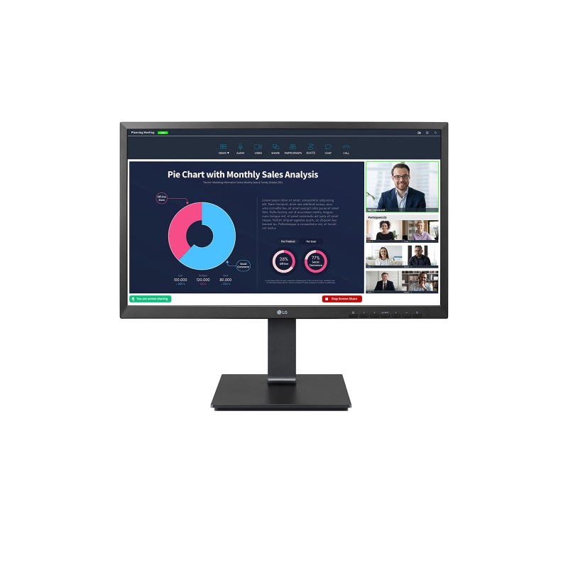 LG 24BP75CP-B computer monitor 60.5 cm (23.8") 1920 x 1080 pixels Full HD LED Black