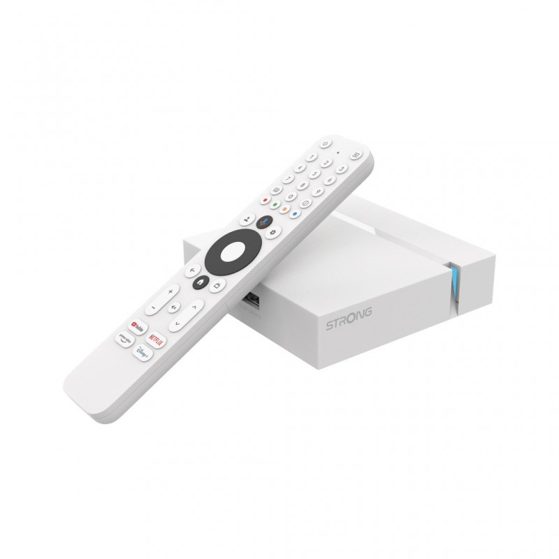 Strong LEAP-S3+ boîtier de télévision intelligent Blanc 4K Ultra HD 16 Go Wifi Ethernet LAN