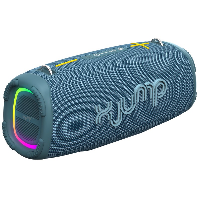 X JUMP AMPLIFIED SPEAKER 90W WIRELESS TWS USB MICRO SD AUX-IN XJ 200 BLUE