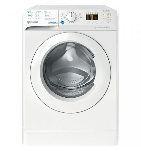Indesit BWA 81295X WV IT machine à laver Charge avant 8 kg 1151 tr min Blanc