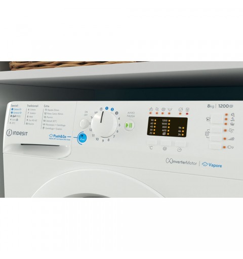 Indesit BWA 81295X WV IT lavadora Carga frontal 8 kg 1151 RPM Blanco