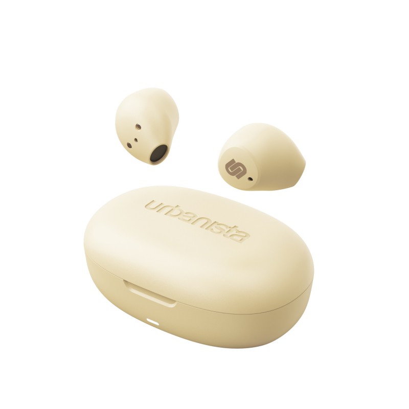 Urbanista Lisbon Kopfhörer True Wireless Stereo (TWS) im Ohr Anrufe Musik Bluetooth Vanillefarbe