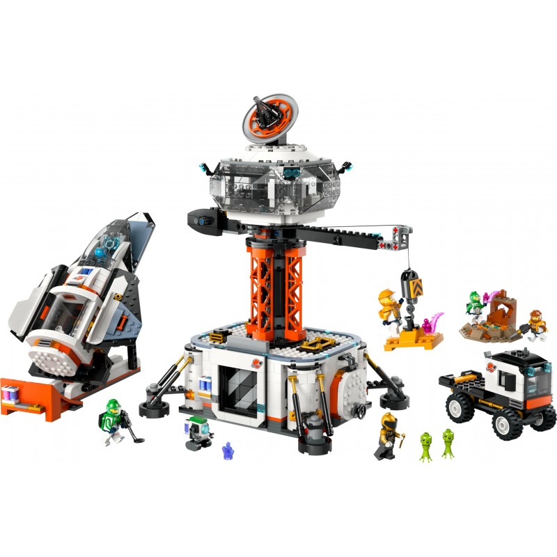 LEGO Base Espacial y Plataforma de Lanzamiento