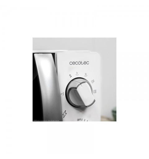 Cecotec 01587 Forno a Microonde 20Litri 700W 6 Livelli Potenza 3DWave Bianco
