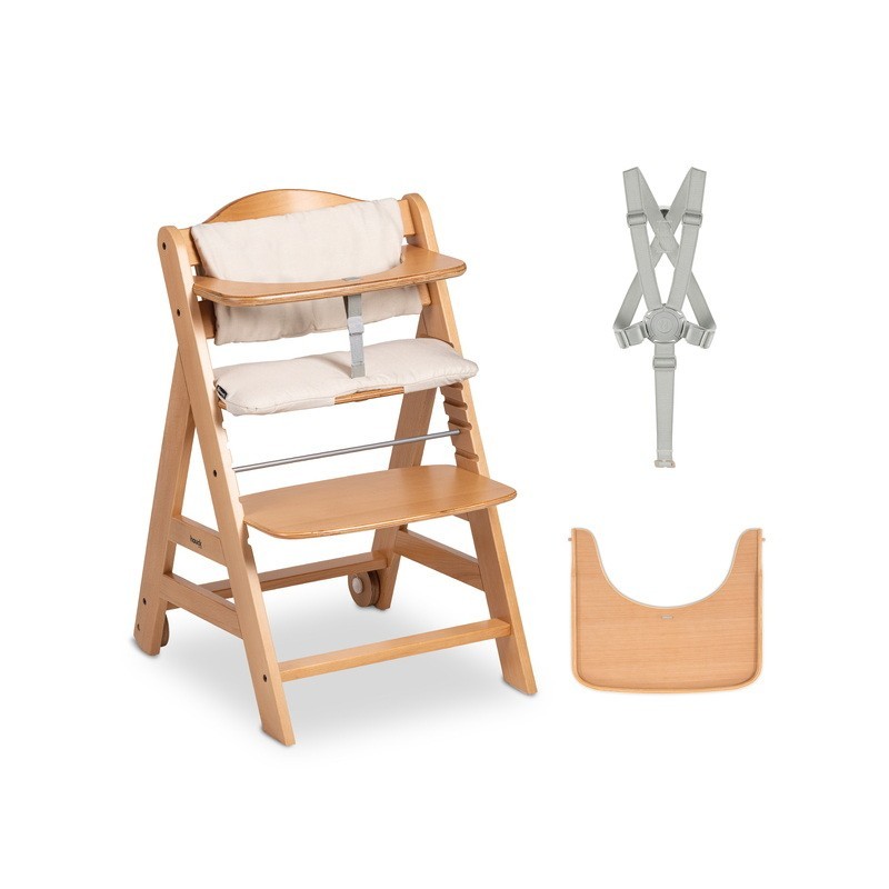 Hauck Beta+ Traditional high chair Padded seat Wood