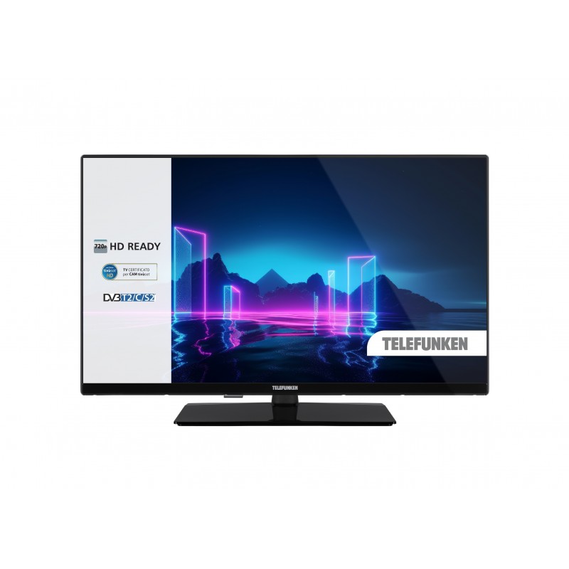 Telefunken TE32750S38YXD TV 81.3 cm (32") HD Black 250 cd m²