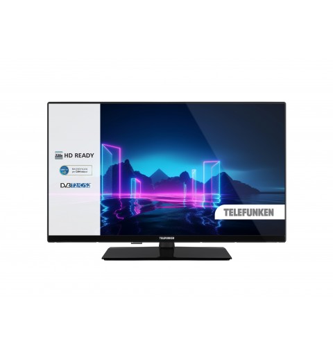 Telefunken TE32750S38YXD TV 81.3 cm (32") HD Black 250 cd m²