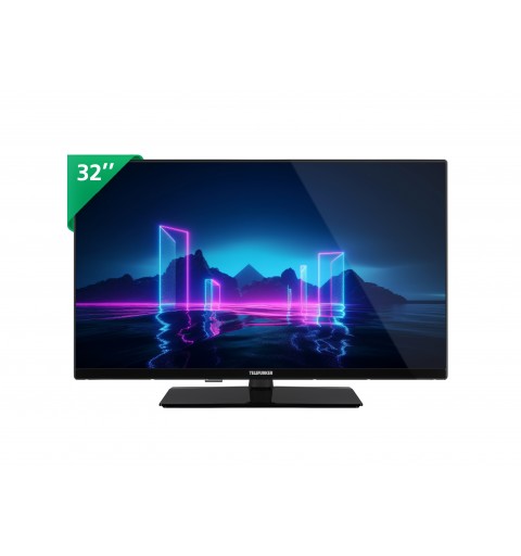 Telefunken TE32750S38YXD TV 81,3 cm (32") HD Nero 250 cd m²