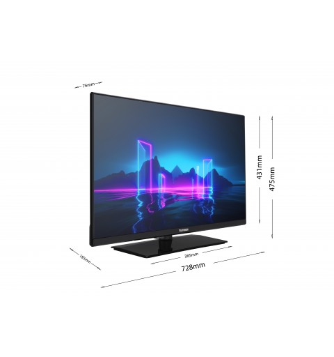 Telefunken TE32750S38YXD Fernseher 81,3 cm (32") HD Schwarz 250 cd m²