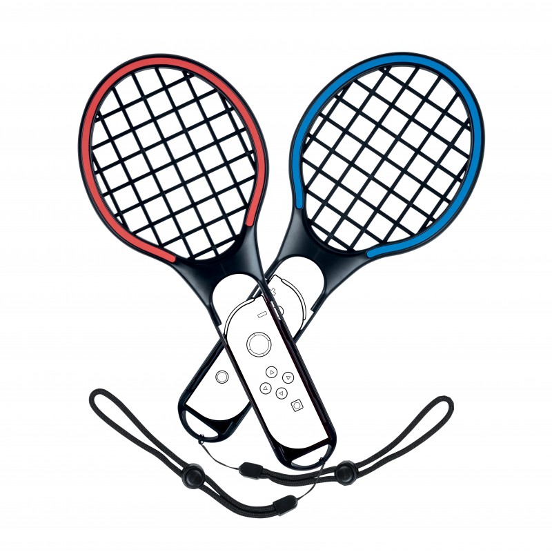 Bigben Interactive Joy-Con Tennis Rackets Kit Black, Blue, Red Special Nintendo Switch