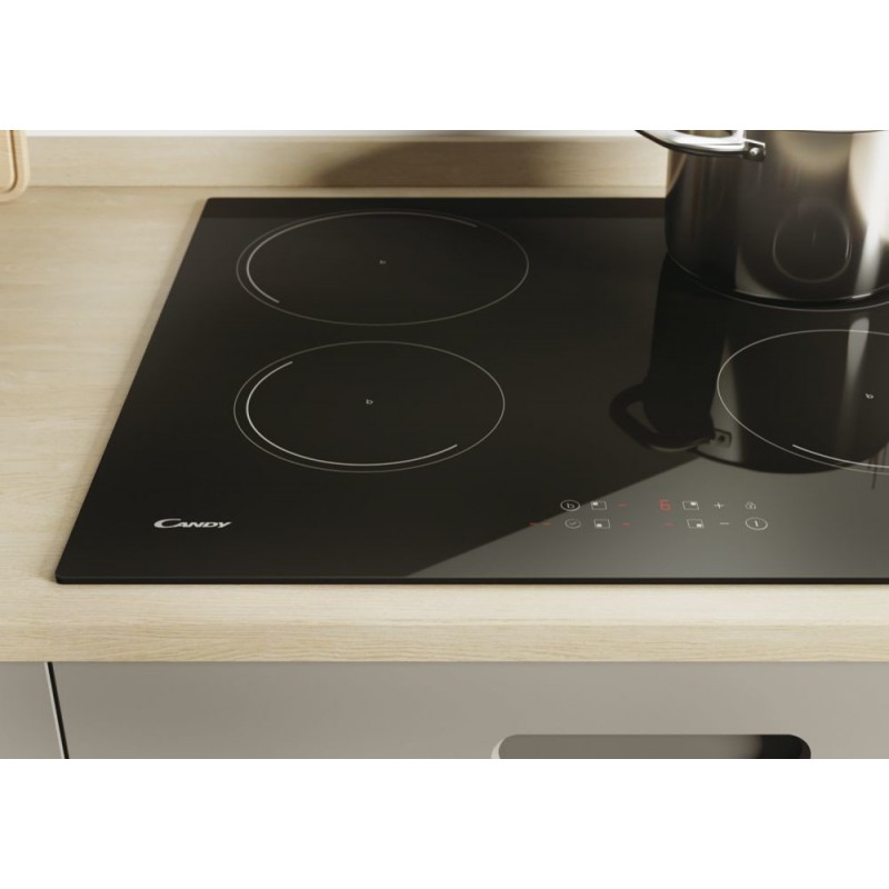 Candy Idea KRCDJ642 Black Built-in 59 cm Zone induction hob 4 zone(s)