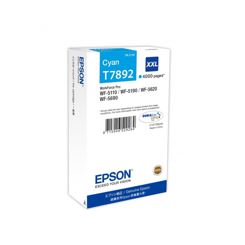 Epson Cartucho T789240 cian XXL