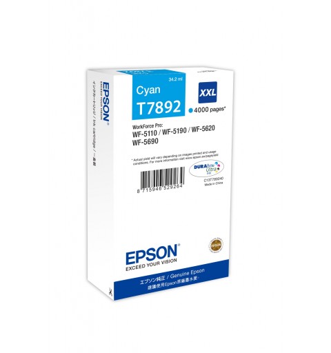 Epson Cartucho T789240 cian XXL