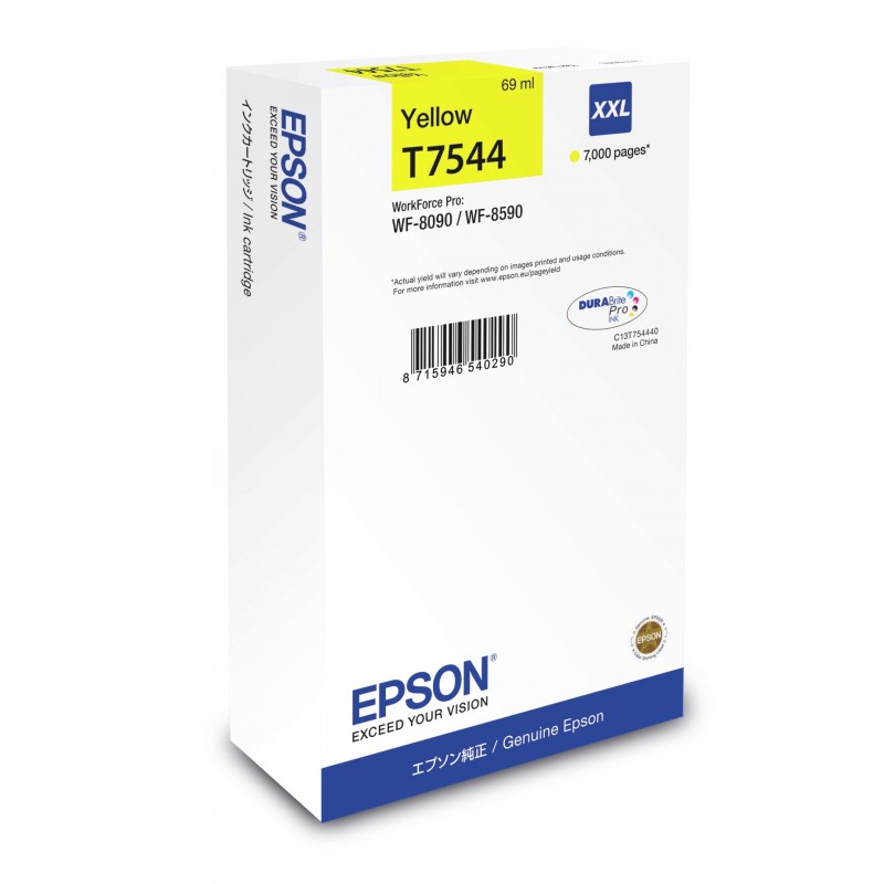 Epson Encre jaune XXL WF-8090DW 8590DWF (7 000 p)
