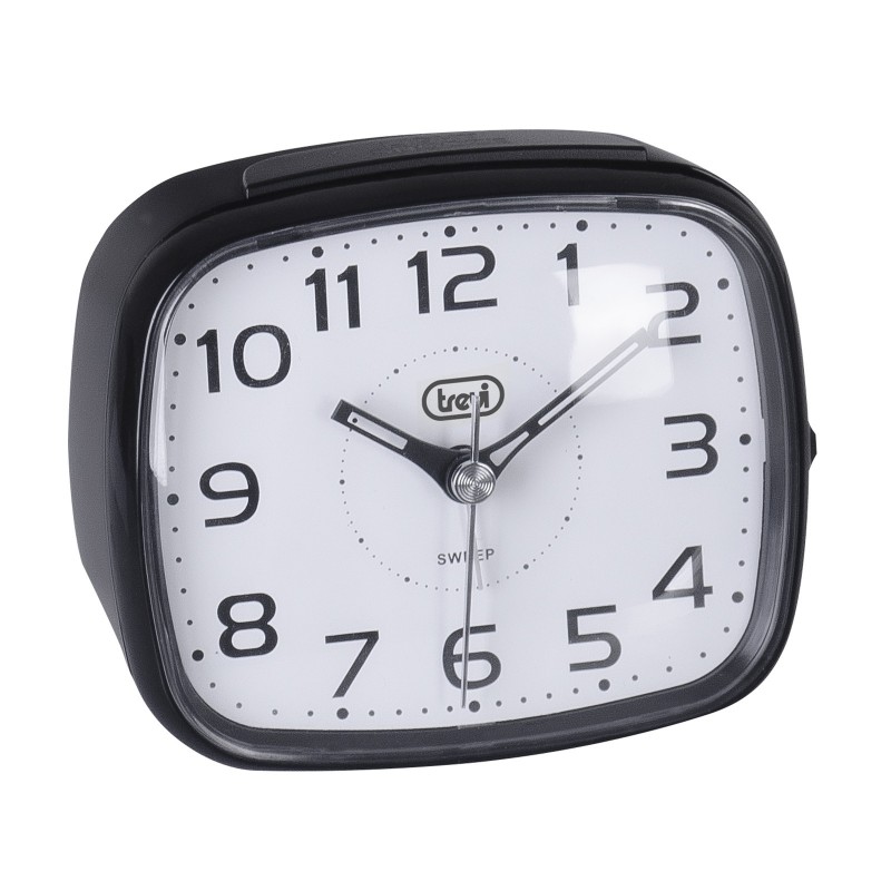 Trevi SL 3054 - orologio sveglia al quarzo con tasto snooze light, suoneria elettronica, movimento silenzioso sweep