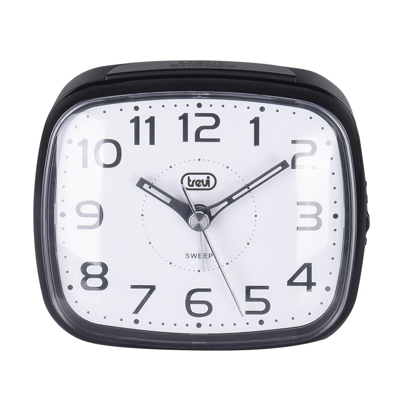 Trevi SL 3054 - orologio sveglia al quarzo con tasto snooze light, suoneria elettronica, movimento silenzioso sweep