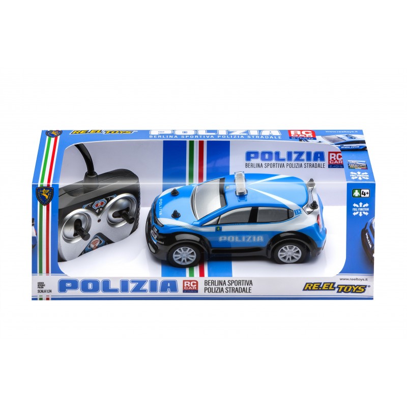 RE.EL Toys Berlina Polizia RC in Scala 1 26