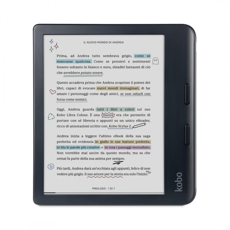 Rakuten Kobo Libra Colour eBook-Reader Touchscreen 32 GB WLAN Schwarz