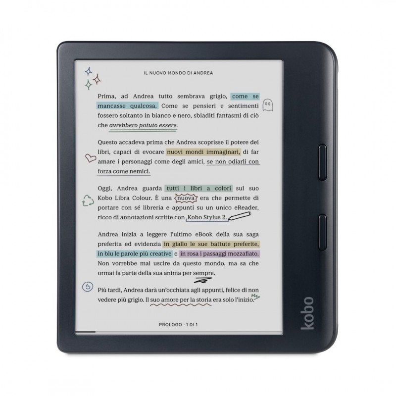 Rakuten Kobo Libra Colour lectore de e-book Pantalla táctil 32 GB Wifi Negro