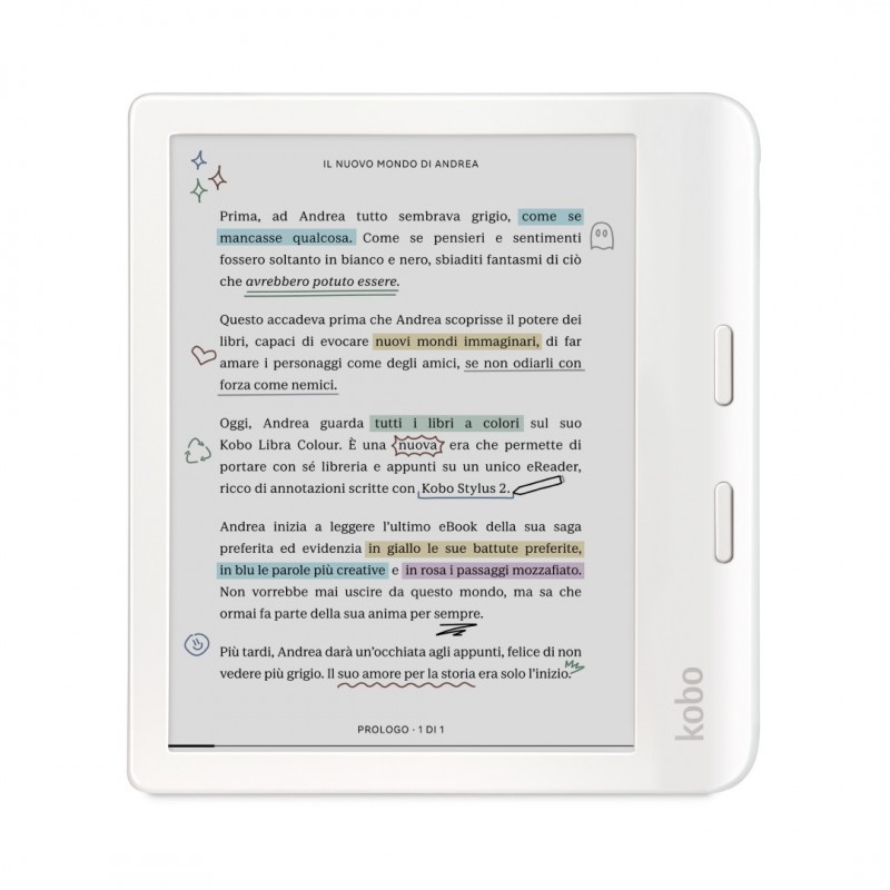 Rakuten Kobo Libra Colour lettore e-book Touch screen 32 GB Wi-Fi