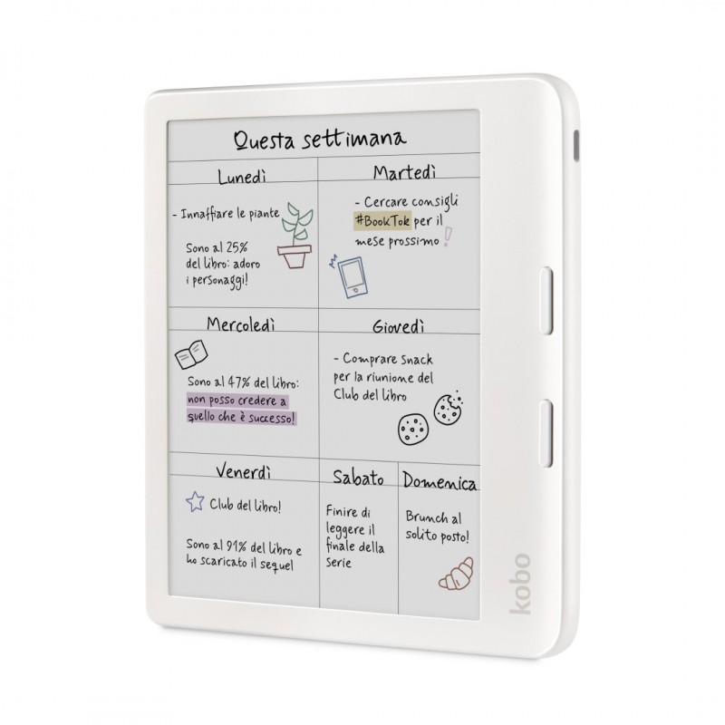 Rakuten Kobo Libra Colour e-book reader Touchscreen 32 GB Wi-Fi White