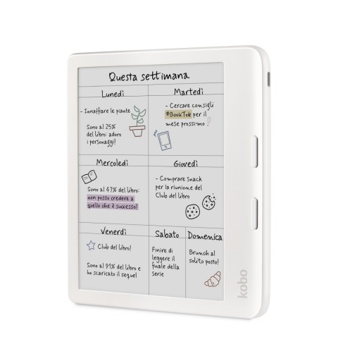 Rakuten Kobo Libra Colour e-book reader Touchscreen 32 GB Wi-Fi White