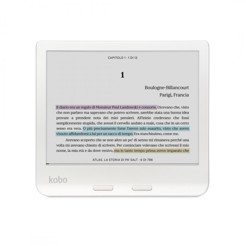 Rakuten Kobo Libra Colour eBook-Reader Touchscreen 32 GB WLAN Weiß