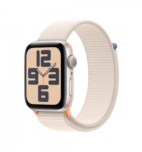 Apple Watch SE GPS 44mm Starlight Aluminium Case with Starlight Sport Loop