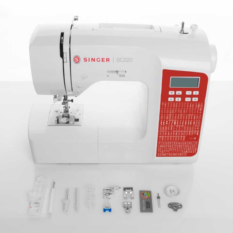 SINGER SC220-RD sewing machine Automatic sewing machine Electric