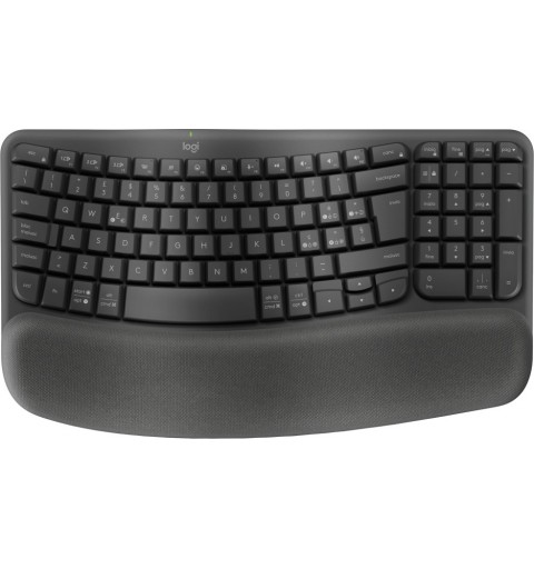 Logitech Wave Keys tastiera RF senza fili + Bluetooth QWERTY Italiano Grafite