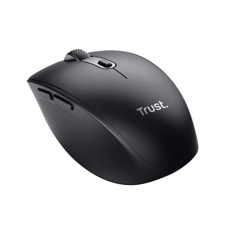 Trust Ozaa mouse Mano destra RF senza fili + Bluetooth Ottico 3200 DPI