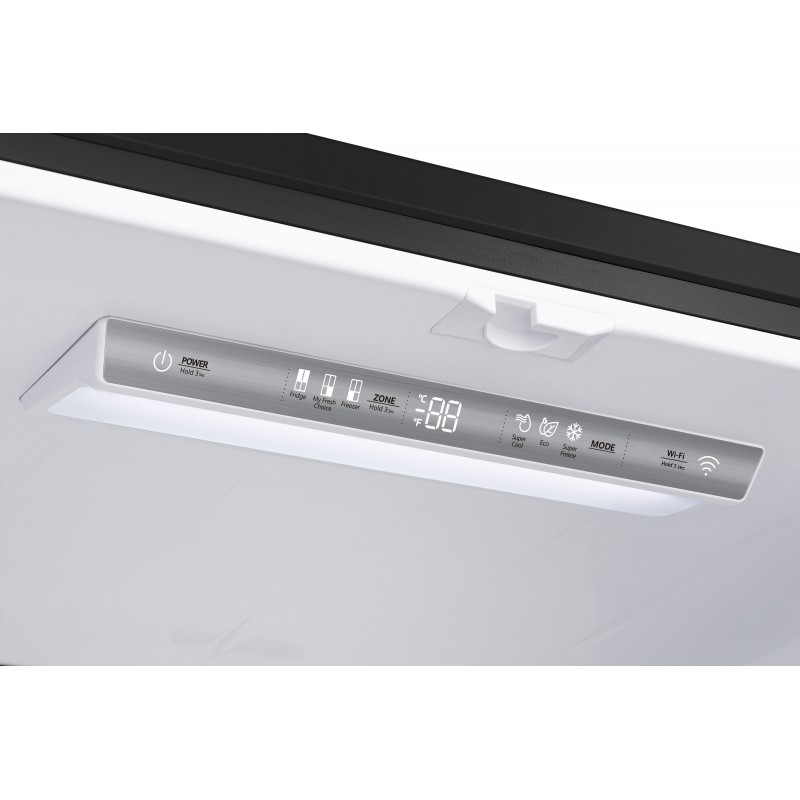 Hisense RQ758N4SWFE Side-by-Side Kühlkombination Freistehend 609 l E Schwarz