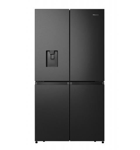 Hisense RQ758N4SWFE side-by-side refrigerator Freestanding 609 L E Black