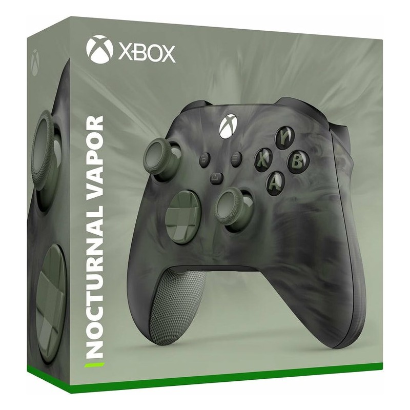 Microsoft QAU-00104 mando y volante Negro, Verde Bluetooth USB Gamepad Analógico Digital Android, PC, Xbox One, Xbox Series S,