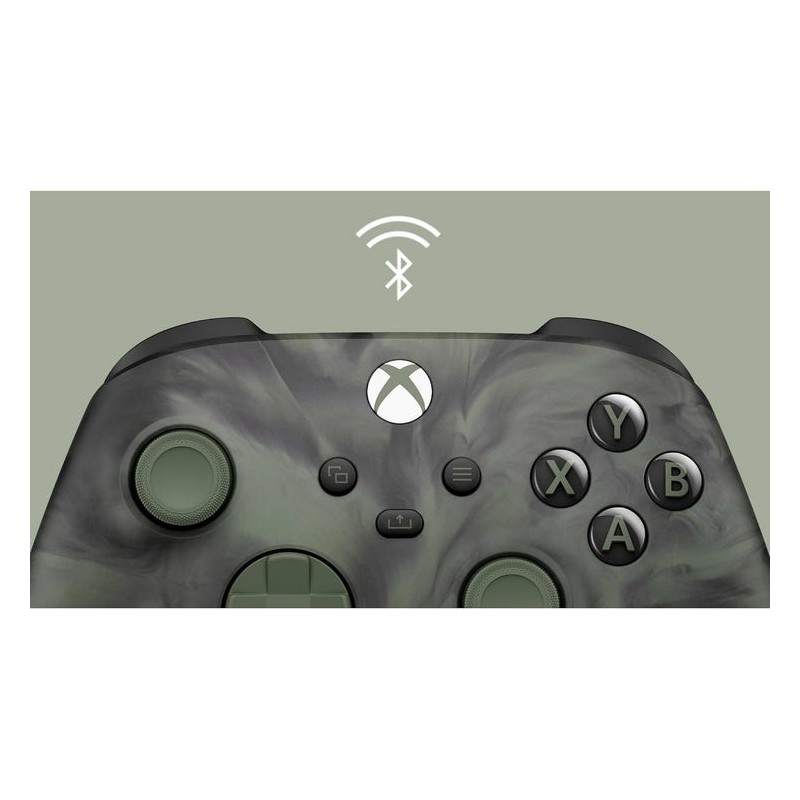 Microsoft QAU-00104 mando y volante Negro, Verde Bluetooth USB Gamepad Analógico Digital Android, PC, Xbox One, Xbox Series S,