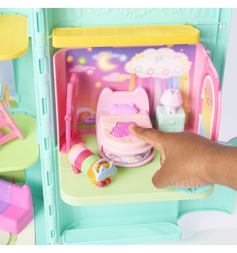 Gabby's Dollhouse - Gabby et la Maison Magique - Playset Deluxe La Chambre De Polochat - Pièce De Jeu Avec 1 Figurine &
