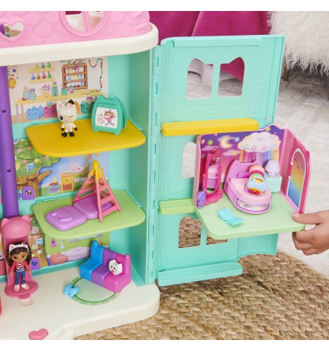 Gabby's Dollhouse Sweet Dreams Bedroom with Pillow Cat Figure and 3 Accessories, 3 Furniture and 2 Deliveries, Kids Toys for