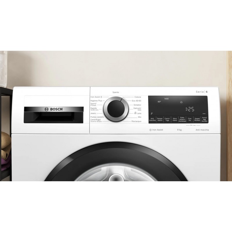 Bosch Serie 8 WGG144Z0IT washing machine Front-load 9 kg 1400 RPM White